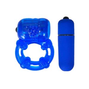 ANILLO VIBRADOR FANTASY LOVES + BALA VIBRADORA