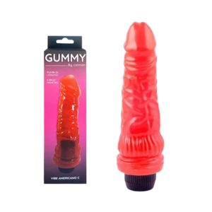VIBRADOR JELLY SMALL ROJO-CAIMAN