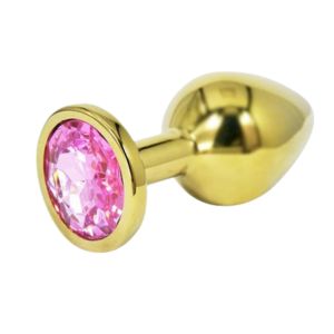 PLUG ANAL METALIZADO JOYA ROSADO