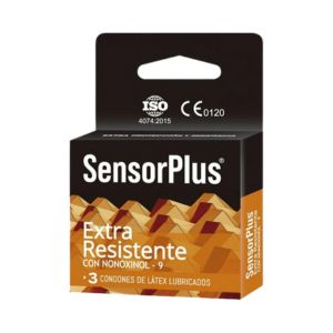 SENSOR PLUS- EXTRA RESISTENTE CON NONOXYNOL-9